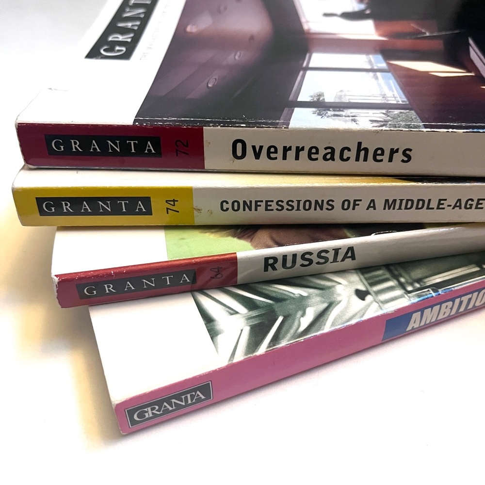 Granta : New Writing Book Collection: 58, 64, 72, 74 . 1,000+ pages